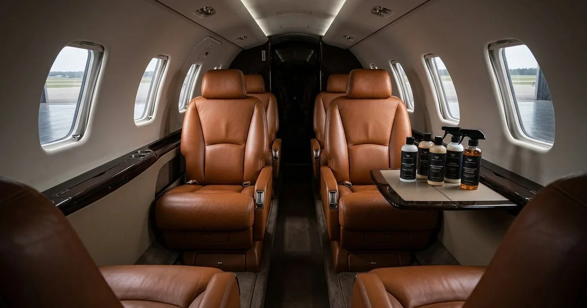 Aircraft Leather Cleaning, Conditioning, and Restoration